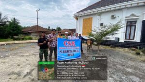 Perkuat Sinergi, PT Kelantan Sakti 2 Salurkan Bantuan Sapi Qurban untuk Warga Pematang Panggang OKI