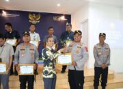 Sosialisasi Digitalisasi Layanan KPPN dan Monev Anggaran, Polres Way Kanan Raih 4 Penghargaan dari KPPN Kotabumi