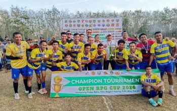 Sumbat Perlawanan Mulya Agung 2-0, Perseneba Segel Gelar Juara Open RPG CUP 2026