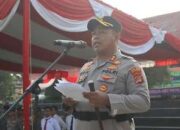 Pimpin Upacara Kenaikan Pangkat 44 Personel, Kapolres Way Kanan: Ini Penghargaan atas Dedikasi dan Kinerja