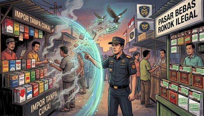 Cukai Melejit, Rokok Impor Tanpa Pita Cukai Jadi Primadona di Way Kanan