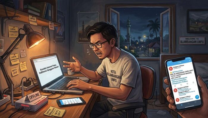 Jaringan Internet IndiHome Lumpuh Total di Blambangan Umpu sejak Sore, Telkom Sebut Gangguan Massal Se-Lampung
