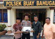 Sadar Hukum, Warga Bumi Harjo Serahkan Senjata Api Rakitan dan Amunisi ke Polsek Buay Bahuga