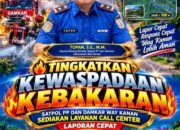 Cegah Kebakaran, Pemkab Way Kanan Luncurkan Call Center Darurat 24 Jam